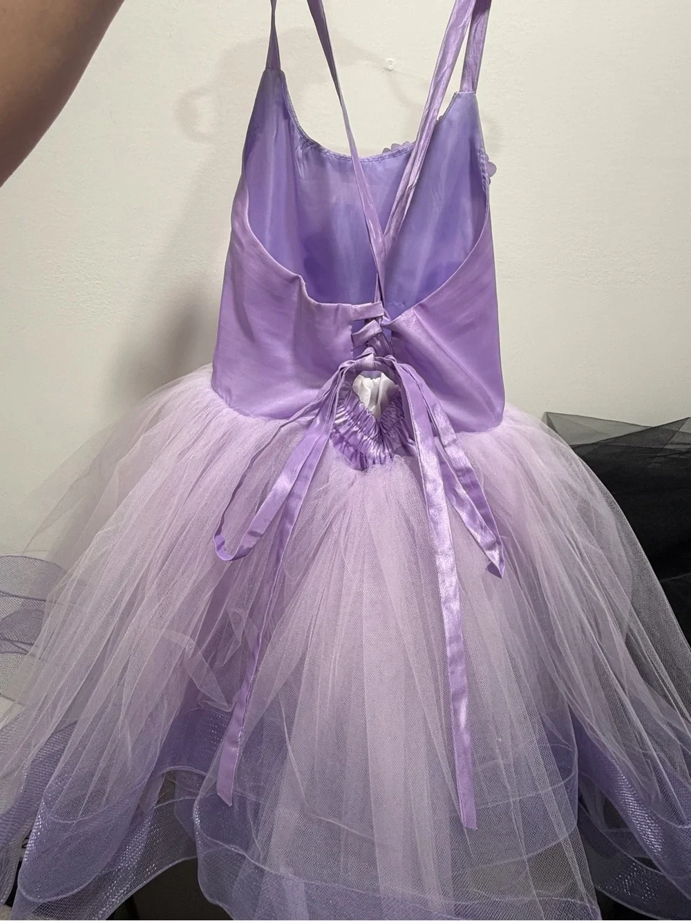 Berenice’s Kids Lilac Floral Tulle Party Dress for Girls